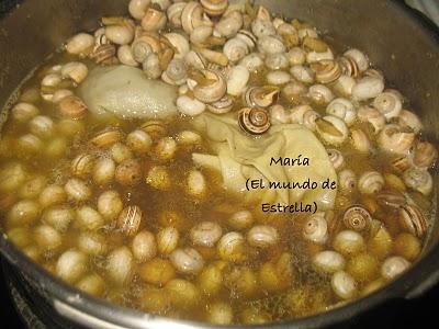 Caracoles paso a paso