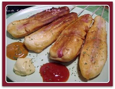 BROCHETAS DE SALCHICHAS