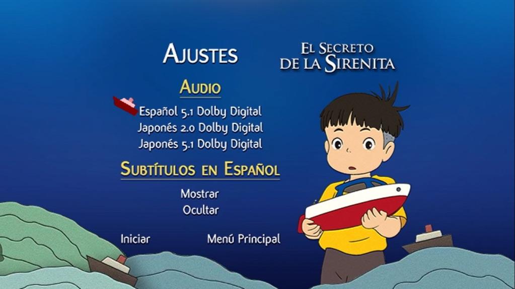 Así es el DVD mexicano de 'El secreto de la sirenita (Ponyo)'