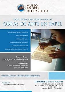 Curso de conservación de papel
