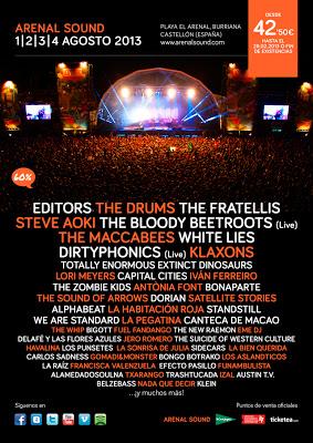 Nuevas Confirmaciones del Arenal Sound 2013