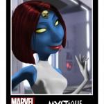 Personajes de Marvel como si fueran de Pixar