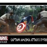 Personajes de Marvel como si fueran de Pixar