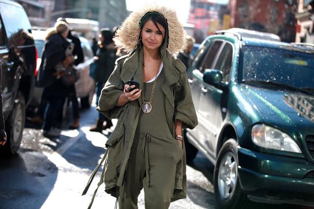street style & front row NYFW