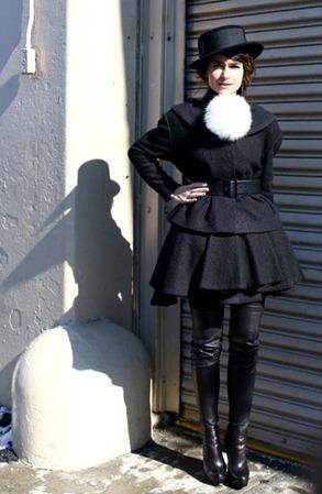 street style & front row NYFW