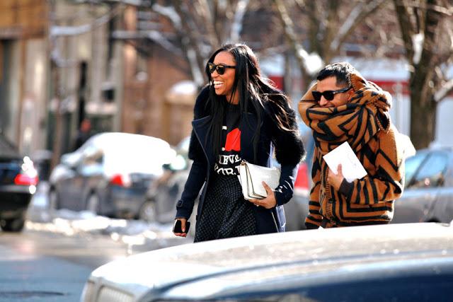 street style & front row NYFW