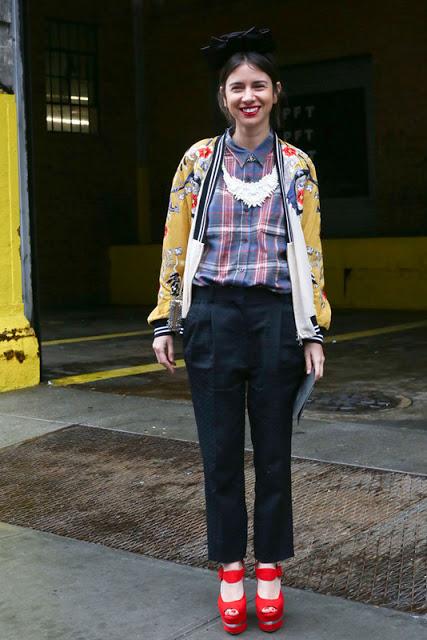 street style & front row NYFW