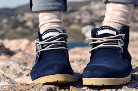 DENIM STRIPES DOTS PARKA… ready