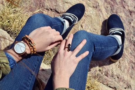 DENIM STRIPES DOTS PARKA… ready