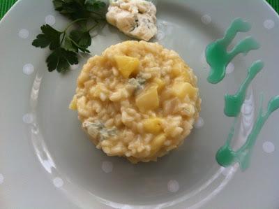 Risotto Con Manzana Y Gorgonzola