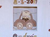 TIENDA KdeKids: Cuadro infantil personalizado osito coche.