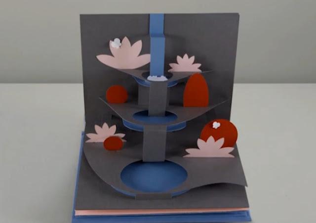 El ciclo de vida del agua, contada en pop-up y stopmotion