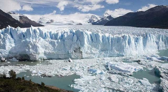 frente de un glaciar de la Patagonia