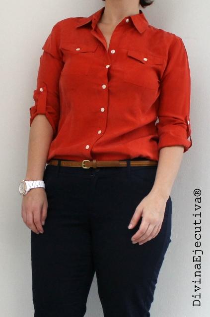 Mis Looks:  Camisa roja