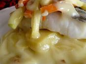 Bacalao pilpil verduras