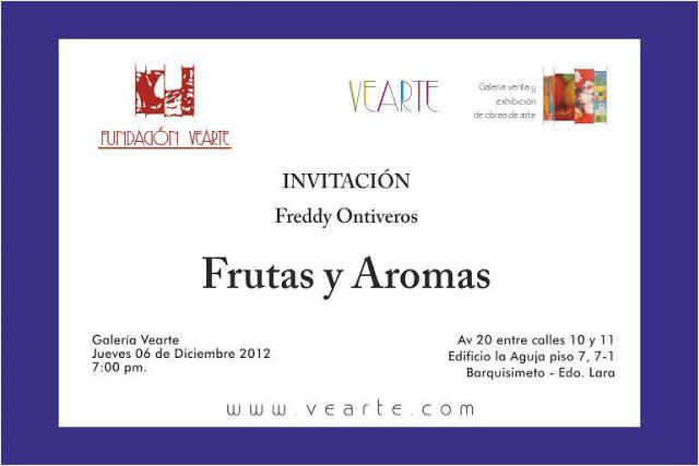 Freddy Ontiveros Frutas y Aromas Fecha: Jueves 06 de dici...