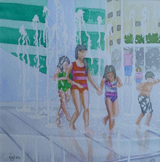 Eglée Manzo-Vida en la Plaza Los Palos Grandes