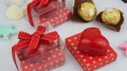 Una Boda en San Valentín velas corazon san valentin