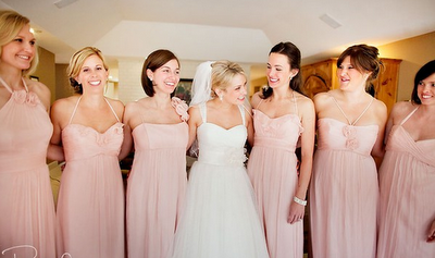 Una Boda en San Valentín damas de honor