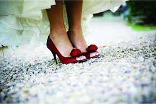 Una Boda en San Valentín Zapatos rojos