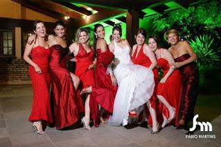 Una Boda en San Valentín Damas de honor