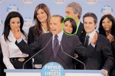 Antonia Ruggiero y Silvio Berlusconi
