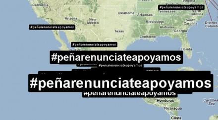 Ante la renuncia del Papa, Tuiteros dicen:  #PeñaRenunciaTeApoyamos.