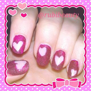 uñas terciopelo peluche paso a paso san valentin