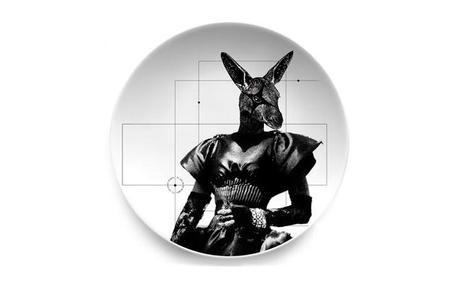 plato decorado con animal plato decorado Platos con dibujos