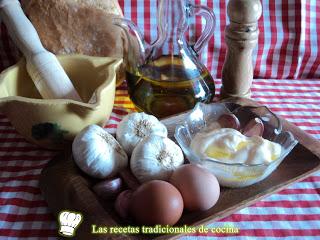 Receta de ajoaceite o all i oli