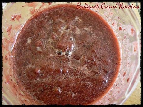 Crema liviana de cerezas