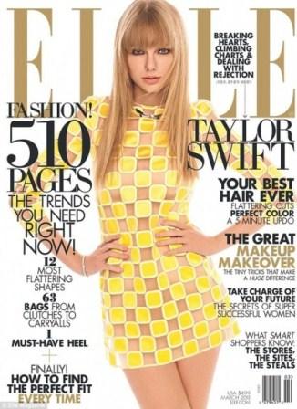 Taylor Swift, espléndida de Louis Vuitton, portada de Elle USA, Marzo 2013
