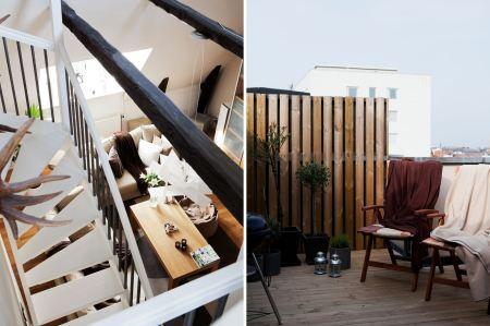 terrazas balcon madera suelo de madera sofa de tela decoración sofa crema beige natural pintura de pared gris marrón decoración panton chari mueble bar decoración georg jensen candelabros decoración eva solo artículos de cocina decoración estilo nórdico escalera de madera y acero diseño nórdico diseño escandinavo diseño de interiores diseño de exteriores decoración salon con bar decoración nórdica decoración estilo nórdico decoración escandinava decoración en neutros decoración en colores crema y naturales decoración de interiores decoración cálida de otoño blog nórdico blog interiorismo blog estilo nórdico blog decoración nórdica blog decoración escandinava bar decoración en casa 