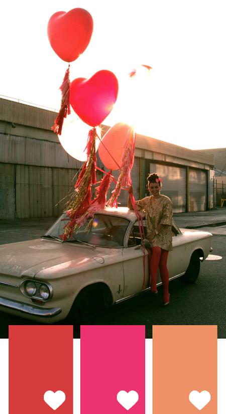 Una paleta de color muy dulce y romántica!