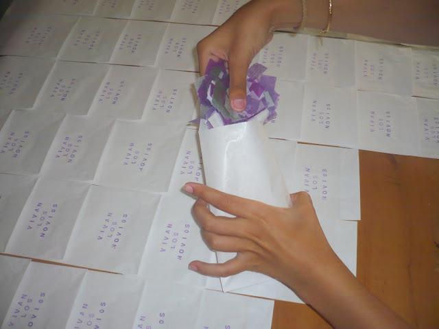 *our wedding* DIY: confetti para todos!!