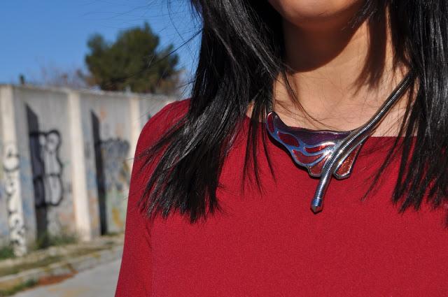 look: lo llamamos granate??