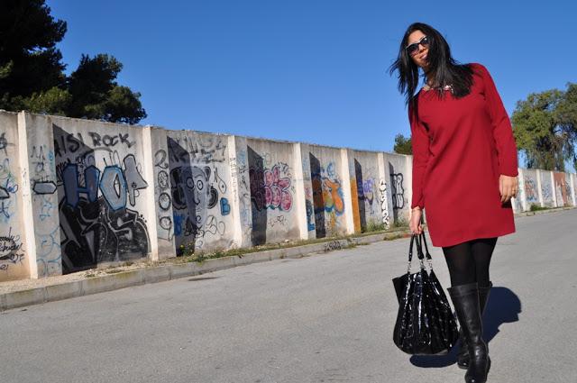 look: lo llamamos granate??