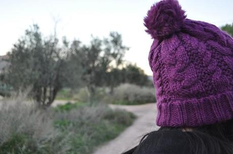 look: un toque morado