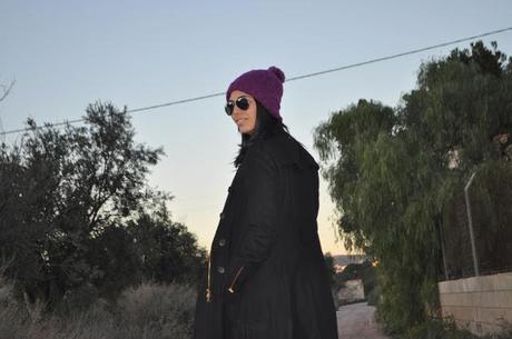 look: un toque morado