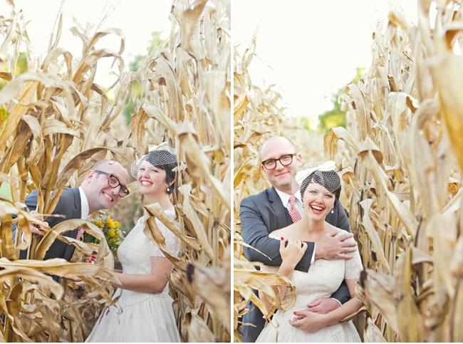 Una boda tipo picnic en un granero