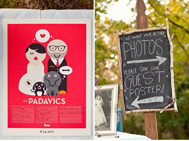 Una boda tipo picnic en un granero