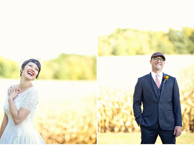 Una boda tipo picnic en un granero