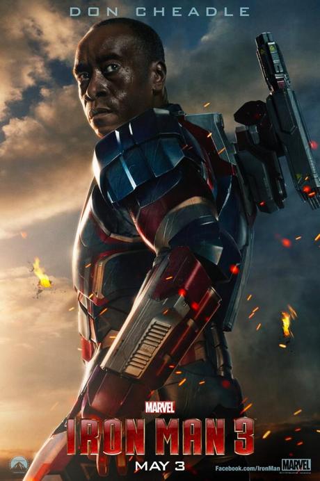 Don Cheadle protagoniza el nuevo póster de “Iron Man 3″