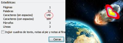 Entre san Valentín y san asteroide, nosotros.