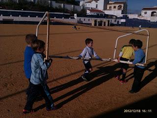 Jornada 8 de liga Almogia & Periana. Primer partido de los babi.