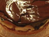 Boston Cream Pie. Bizcocho, Crema Pastelera Chocolate
