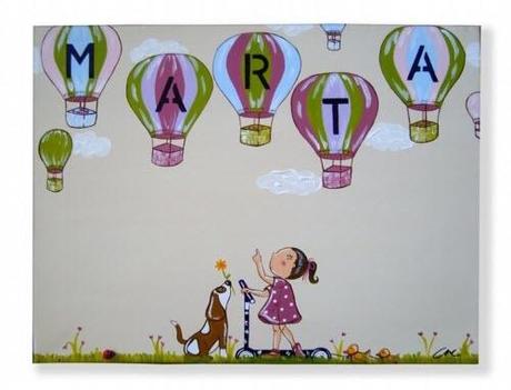 LA TIENDA KdeKids: Cuadro infantil personalizado Un desfile de globos 21003-01-Cuadro-Infantil-Personalizado-Lienzo.jpg