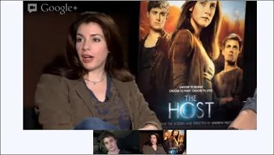 Imagenes&video; del Hangout de los actores&Stephanie; Meyer (The Host)