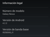 Llega Android 4.2.2 Gama Nexus