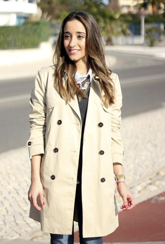 Trench & Pink Shoes